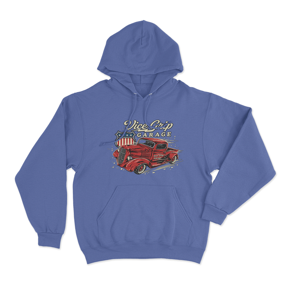 1935 Truck Work Unisex Hoodie Blue 1935 Truck Work Unisex Hoodie Blue