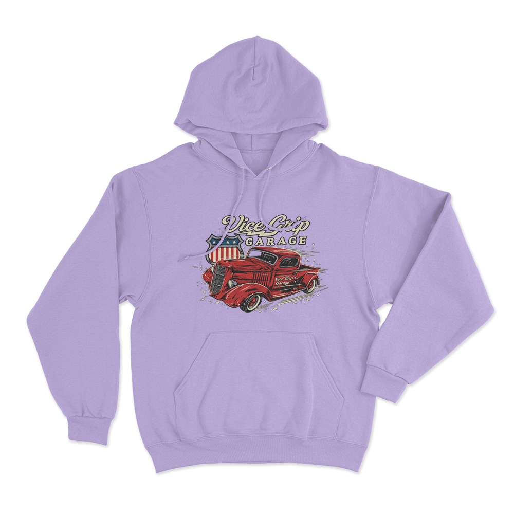 1935 Truck Work Unisex Hoodie Purple 1935 Truck Work Unisex Hoodie Purple