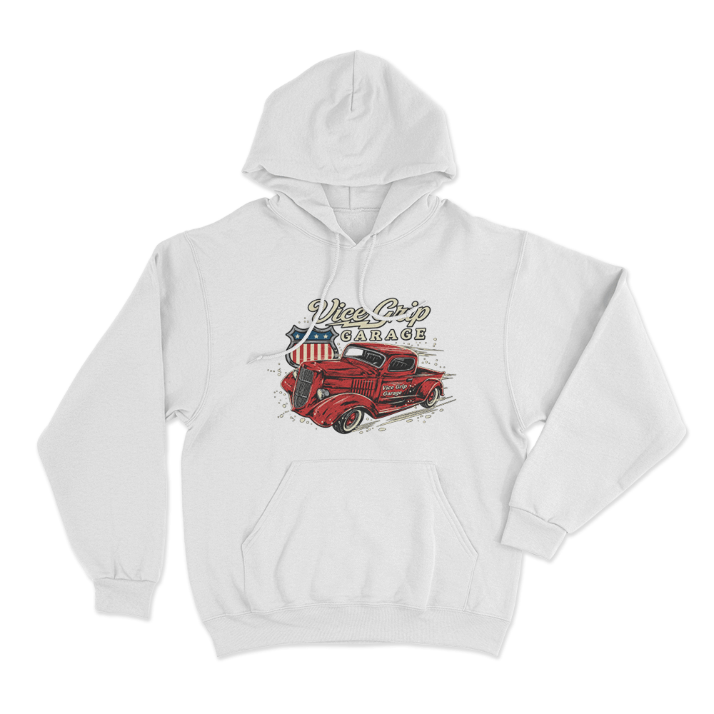 1935 Truck Work Unisex Hoodie White 1935 Truck Work Unisex Hoodie White