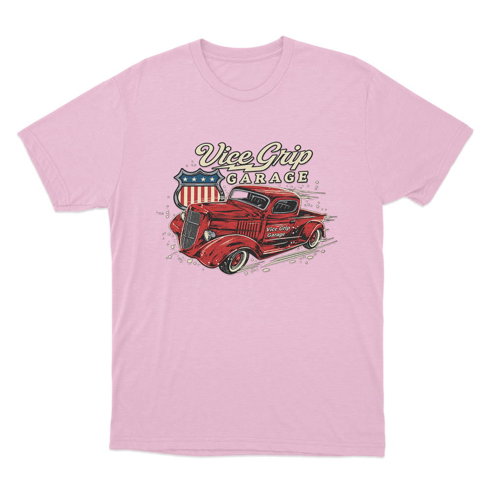 1935 Truck Work Unisex T Shirt Pink 1935 Truck Work Unisex T Shirt Pink