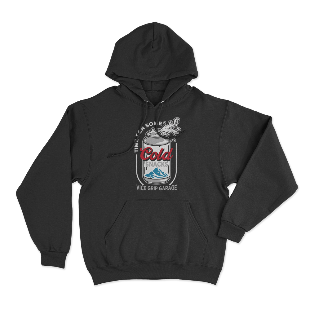 Cold Snacks Unisex Hoodie Black Cold Snacks Unisex Hoodie Black