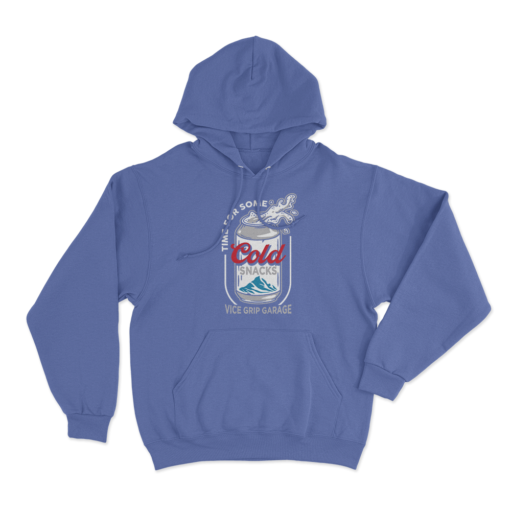 Cold Snacks Unisex Hoodie Blue Cold Snacks Unisex Hoodie Blue