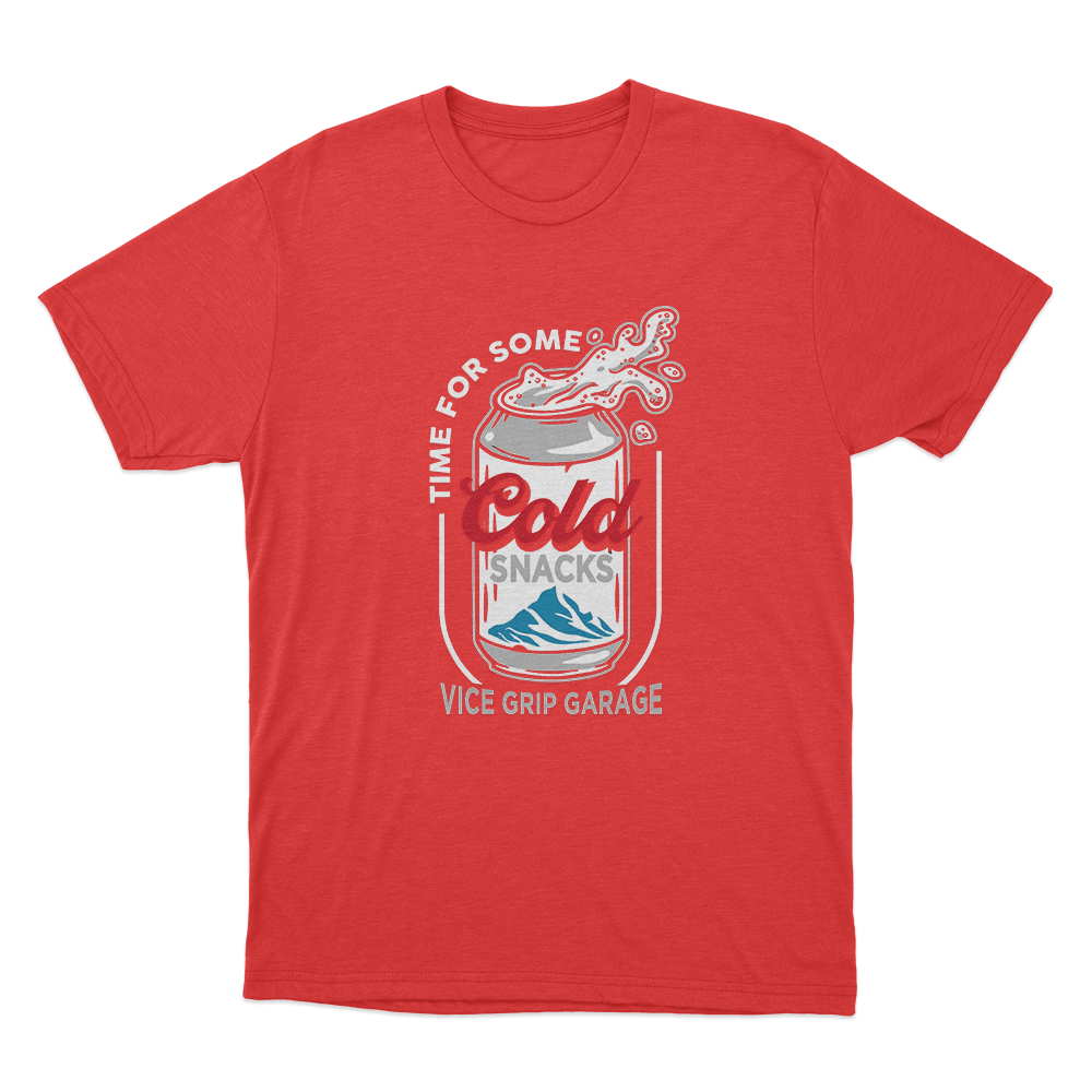 Cold Snacks Unisex T Shirt Red Cold Snacks Unisex T Shirt Red