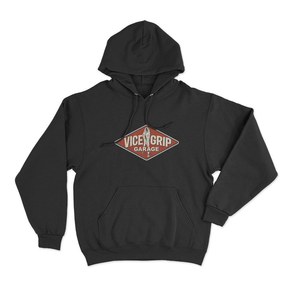 Garage Sign Unisex Hoodie Black Garage Sign Unisex Hoodie Black