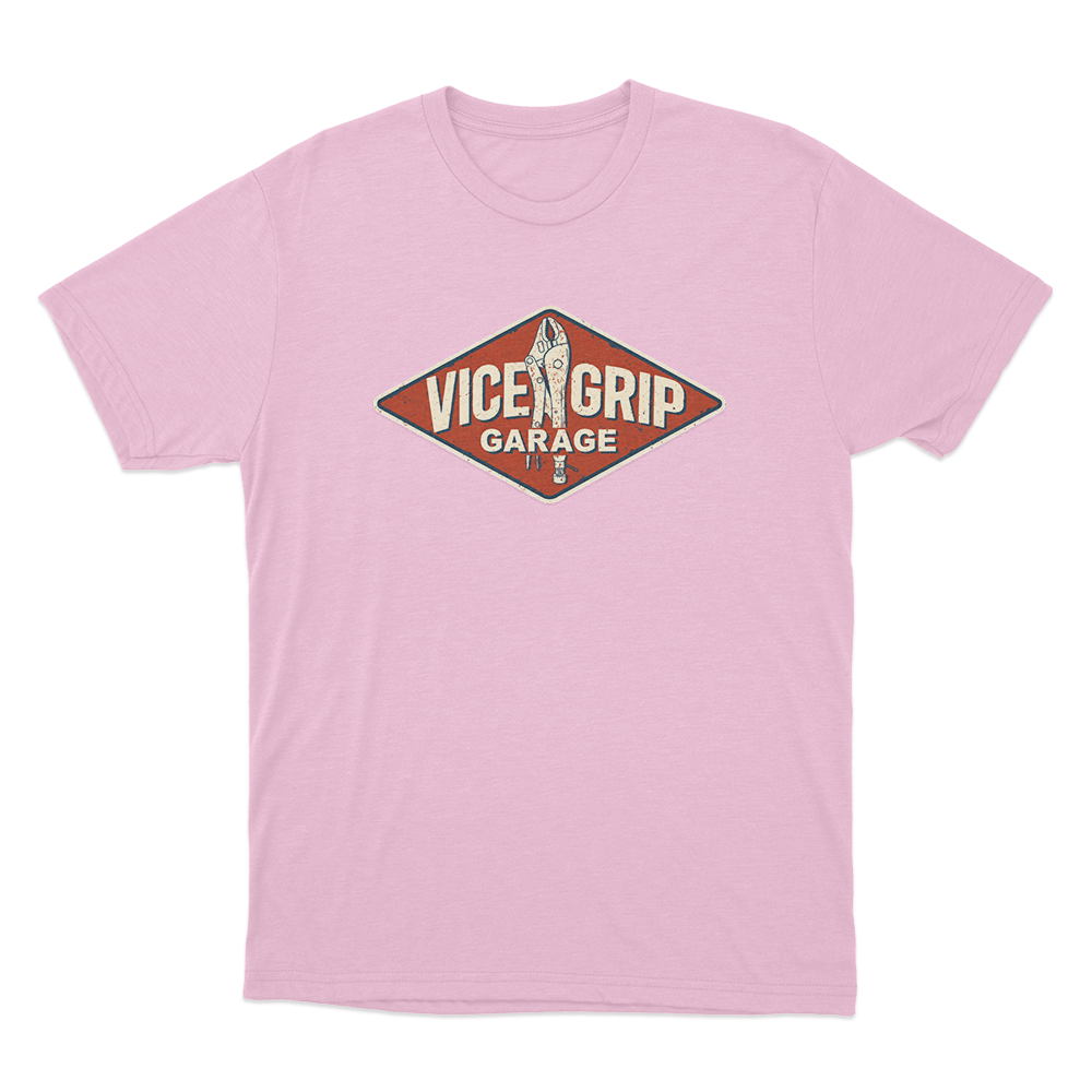 Garage Sign Unisex T Shirt Pink Garage Sign Unisex T Shirt Pink