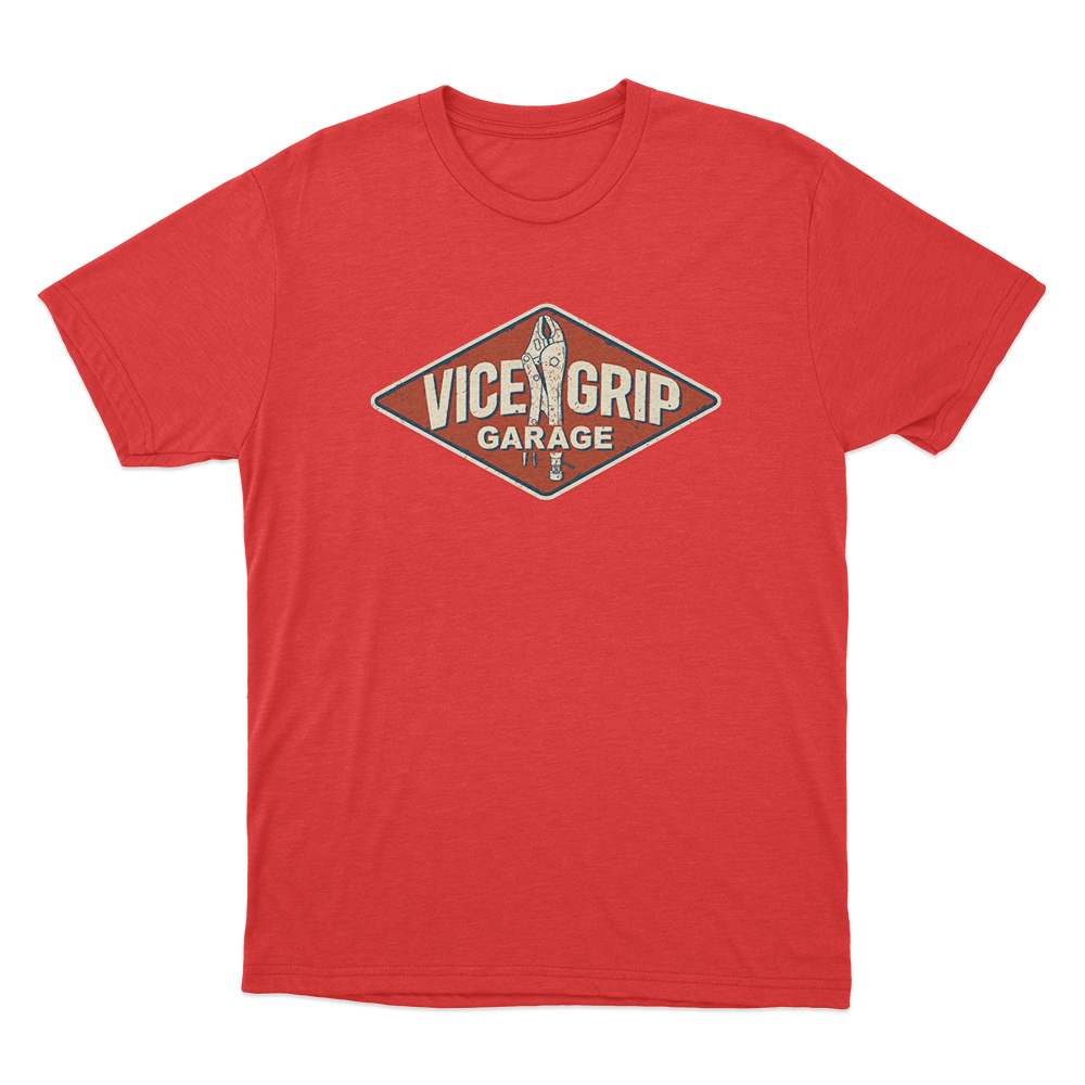Garage Sign Unisex T Shirt Red Garage Sign Unisex T Shirt Red