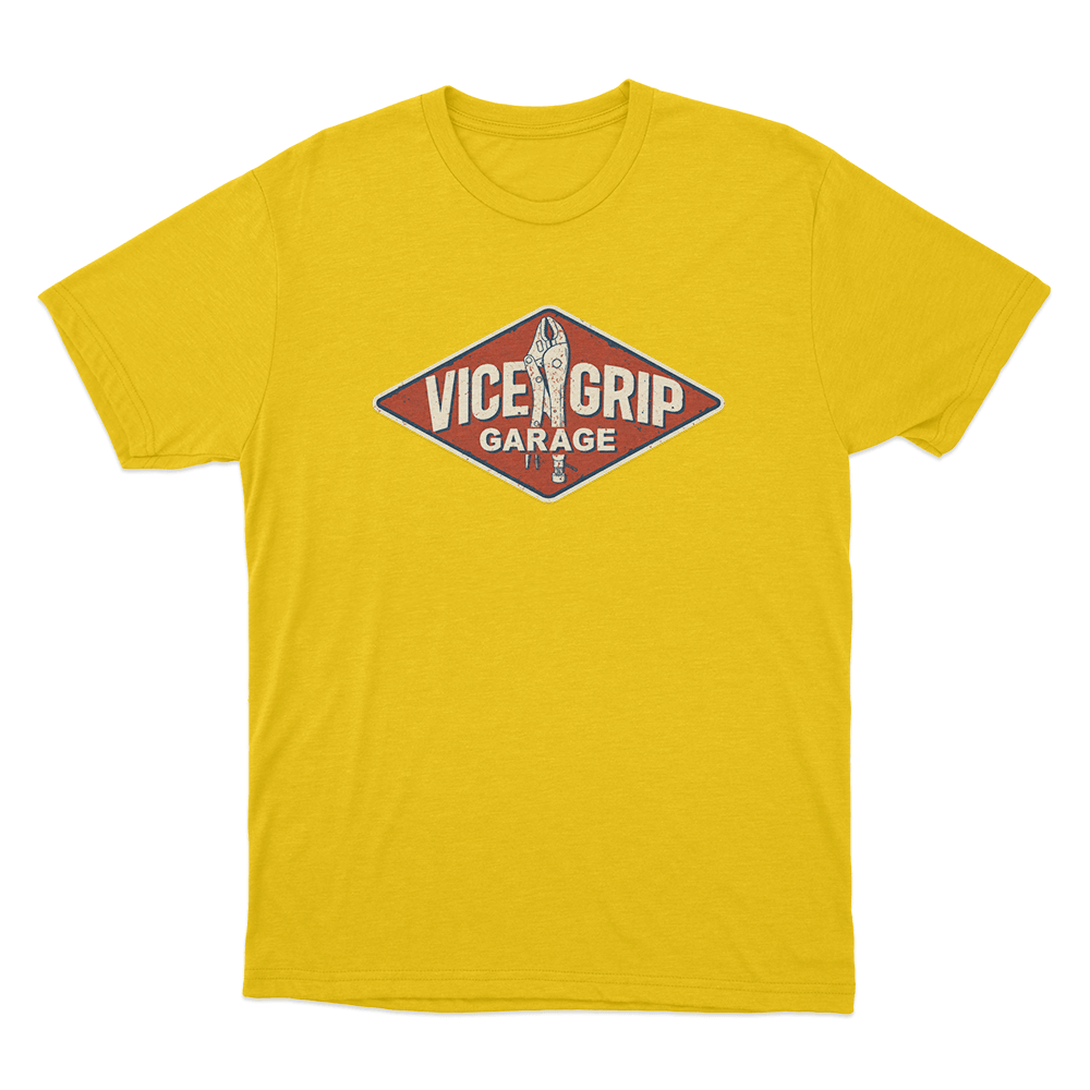 Garage Sign Unisex T Shirt Yellow Garage Sign Unisex T Shirt Yellow