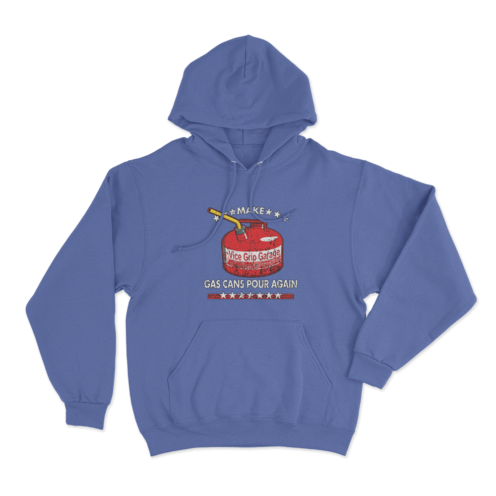Gas Can Unisex Hoodie Blue Gas Can Unisex Hoodie Blue