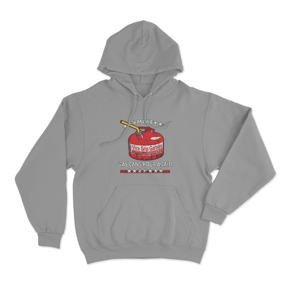 Gas Can Unisex Hoodie Grey Gas Can Unisex Hoodie Grey