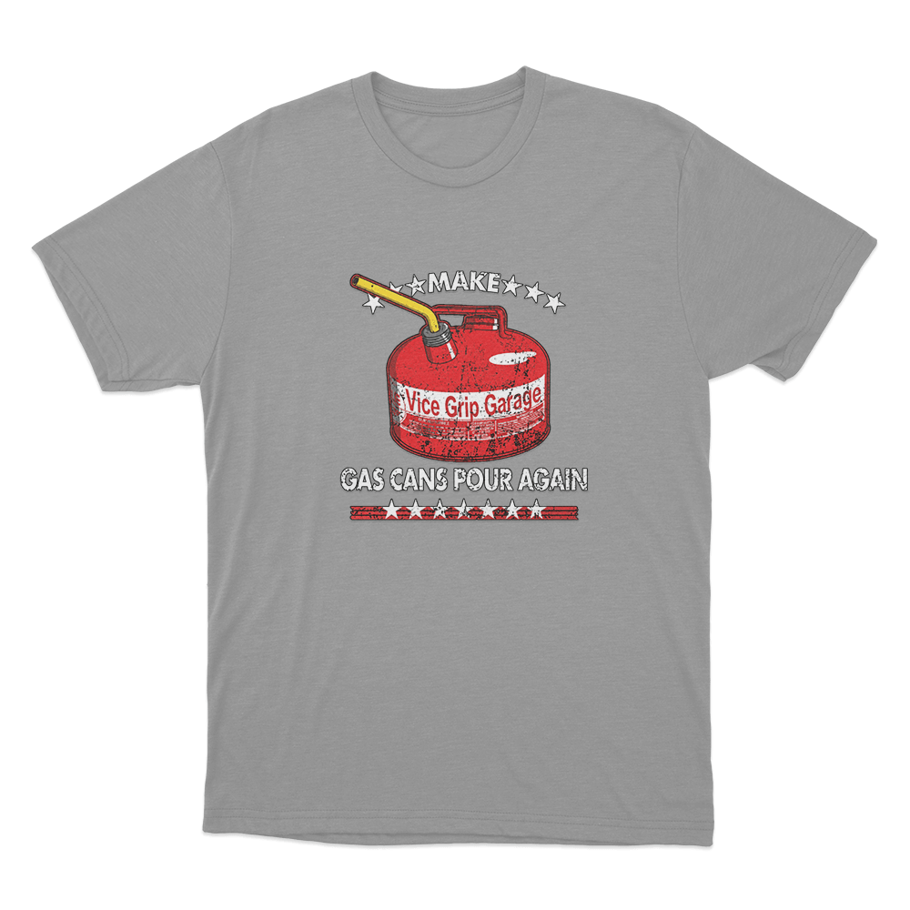 Gas Can Unisex T Shirt Grey Gas Can Unisex T Shirt Grey
