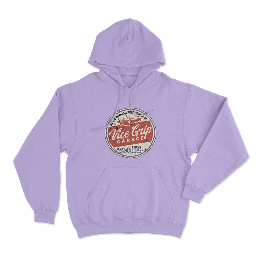 Good Enough Performance Badge Unisex Hoodie Purple Good Enough Performance Badge Unisex Hoodie Purple