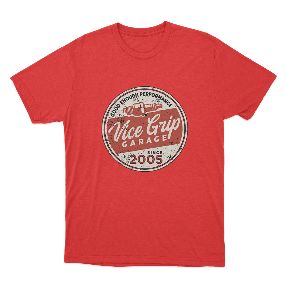 Good Enough Performance Badge Unisex T Shirt Red Good Enough Performance Badge Unisex T Shirt Red