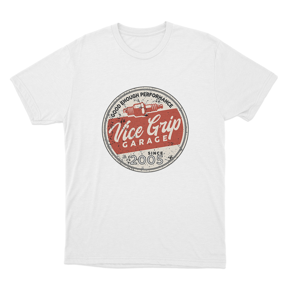 Good Enough Performance Badge Unisex T Shirt White Good Enough Performance Badge Unisex T Shirt White