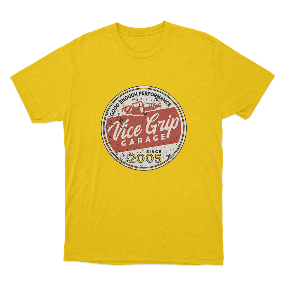 Good Enough Performance Badge Unisex T Shirt Yellow Good Enough Performance Badge Unisex T Shirt Yellow