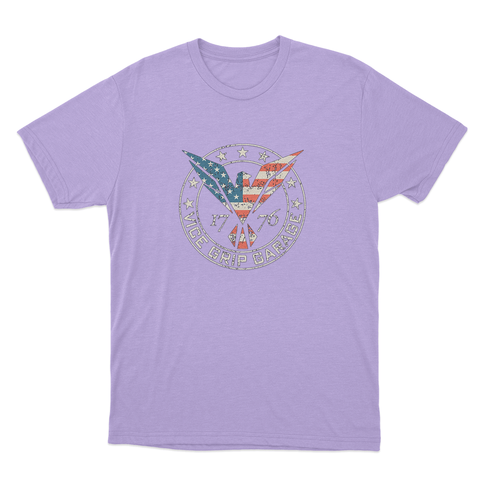 Patriotic Flying Eagle Unisex T Shirt Purple Patriotic Flying Eagle Unisex T Shirt Purple