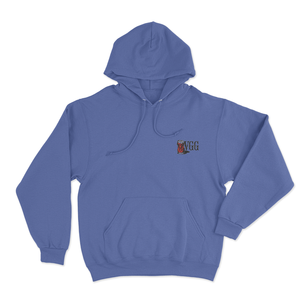 VGG Can Logo Unisex Hoodie Blue VGG Can Logo Unisex Hoodie Blue