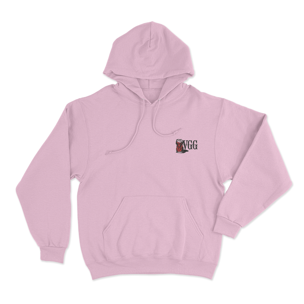 VGG Can Logo Unisex Hoodie Pink VGG Can Logo Unisex Hoodie Pink
