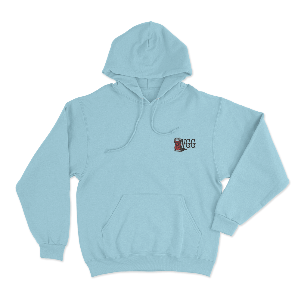 VGG Can Logo Unisex Hoodie Sky Blue VGG Can Logo Unisex Hoodie Sky Blue