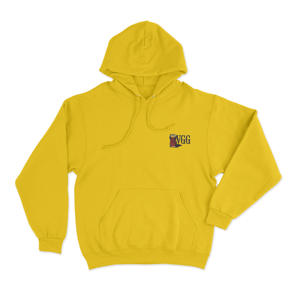 VGG Can Logo Unisex Hoodie Yellow VGG Can Logo Unisex Hoodie Yellow