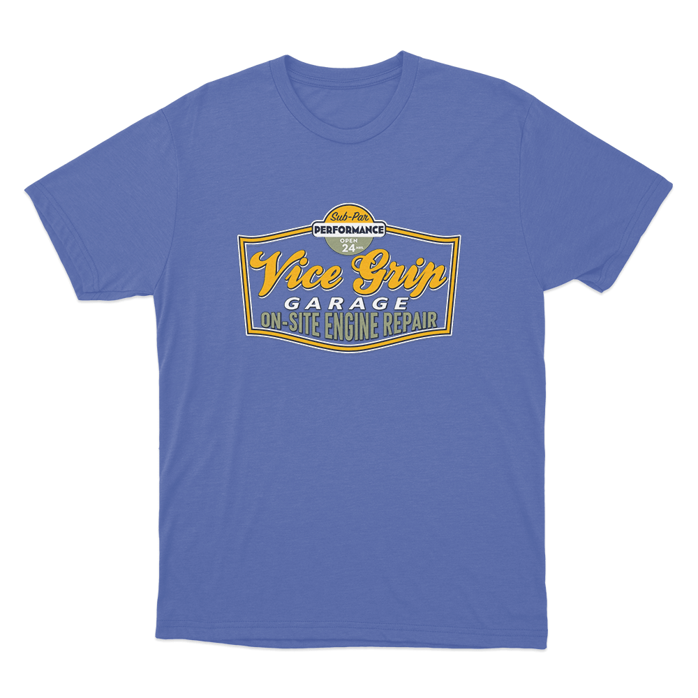 VGG Engine Repair Unisex T Shirt Blue VGG Engine Repair Unisex T Shirt Blue