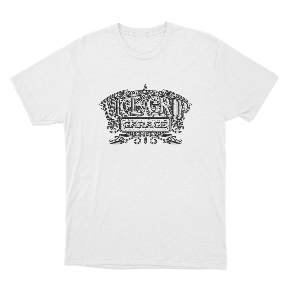 Vice Grip Garage Logo Unisex T Shirt White Vice Grip Garage Logo Unisex T Shirt White